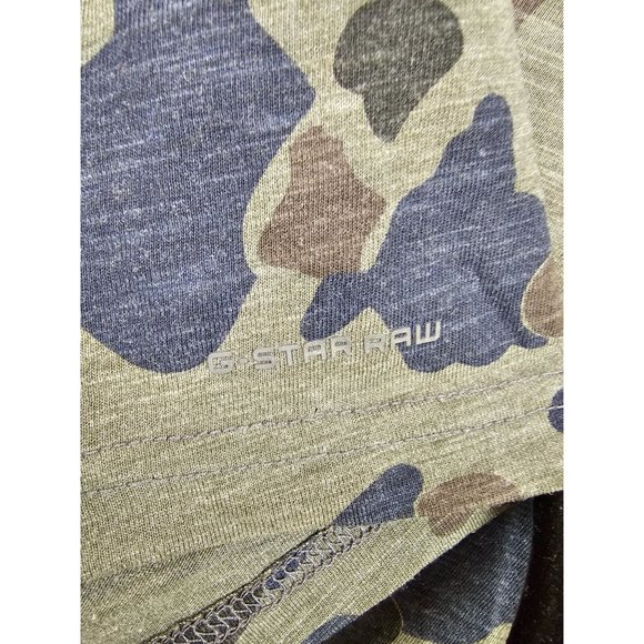 G-STAR RAW Patched Spell Out Logo Warth Camo T-Shirt - Picture 5 of 12